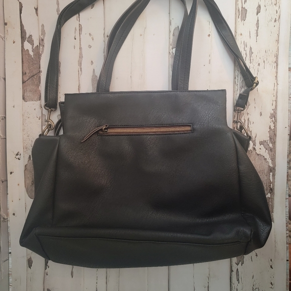 Black Faux Leather Bag - Picture 2 of 8